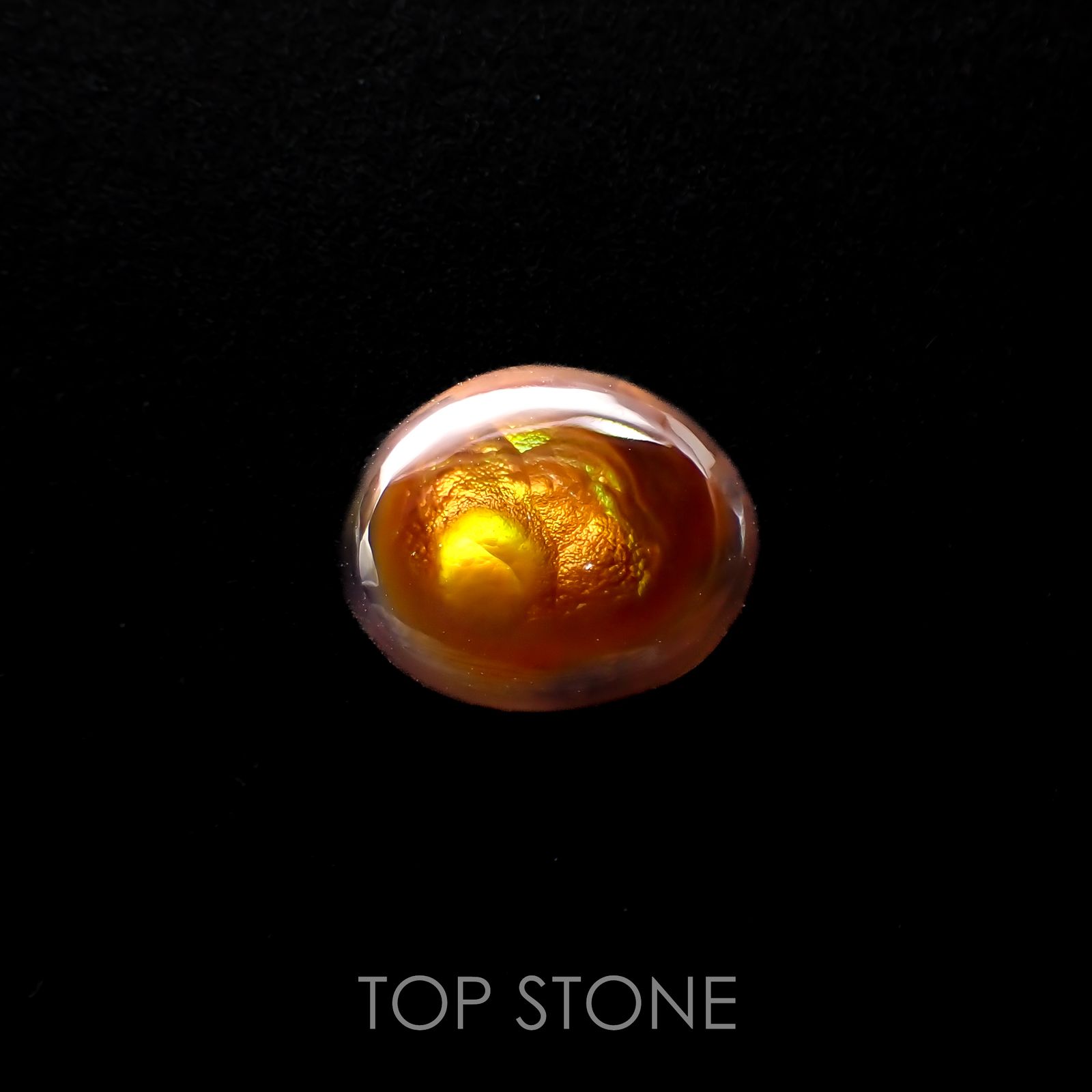 ◇フリーフォーム◇ファイヤーアゲート メキシコ産 2.70ct[220917764]11.1x9.1mm前後