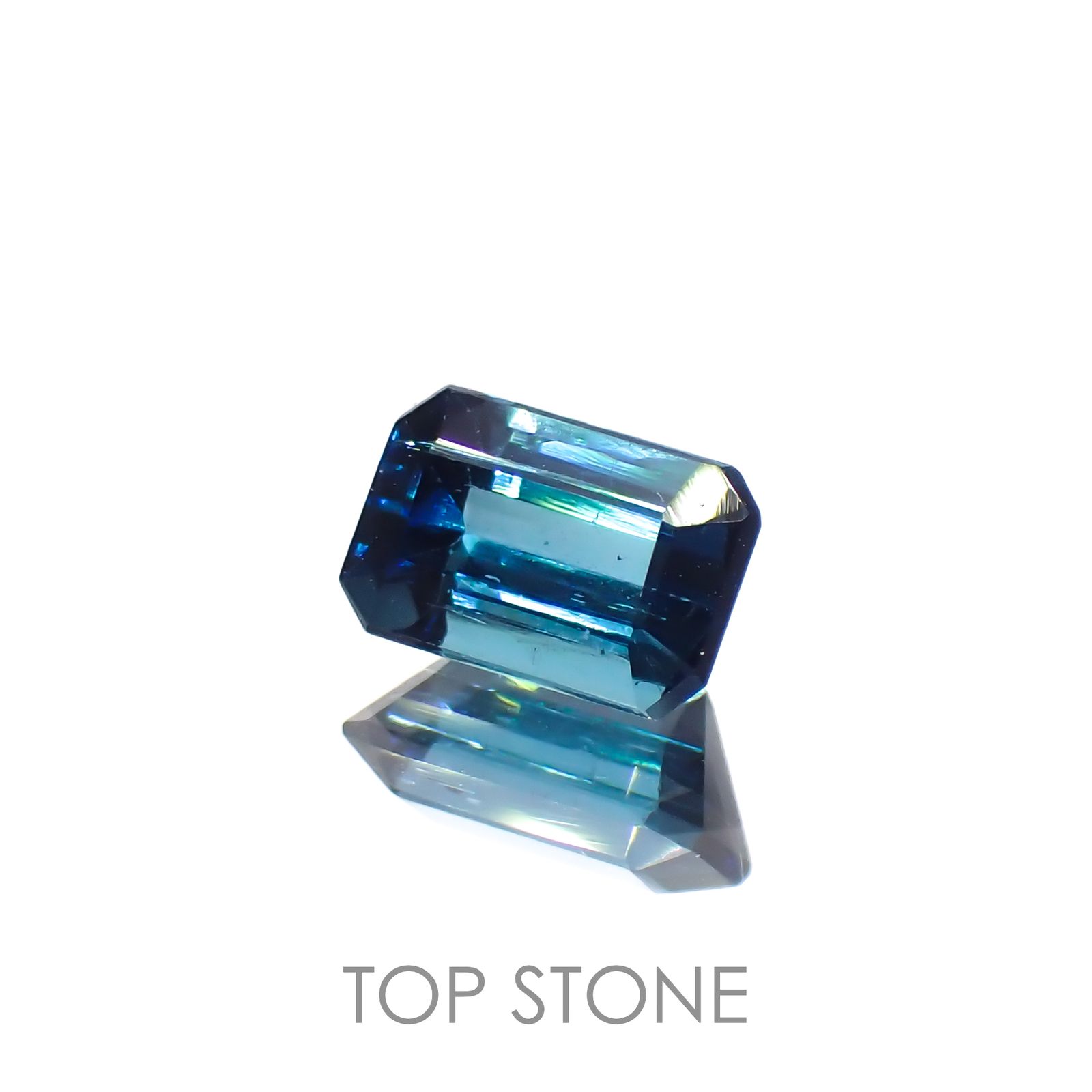 インディゴライト(宝石名トルマリン)アフガニスタン産 0.46ct 識別済[221219460]5.5x3.5mm前後