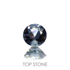 ブルーグレイッシュスピネル(宝石名スピネル) ビルマ産 0.68ct 識別済[210913462]5.4×5.4mm前後
