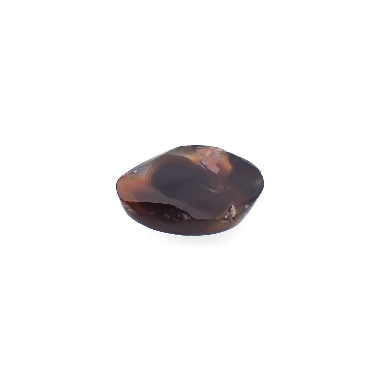 ◇フリーフォーム◇ファイヤーアゲート メキシコ産 5.67ct[220917774]15.3x11.4mm前後
