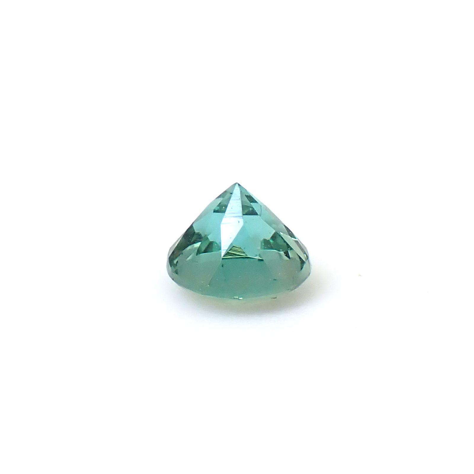 グリーンゾイサイト(宝石名グリーン・ゾイサイト)タンザニア産 識別済 0.24ct / 3.7x3.6mm前後 [260932850]