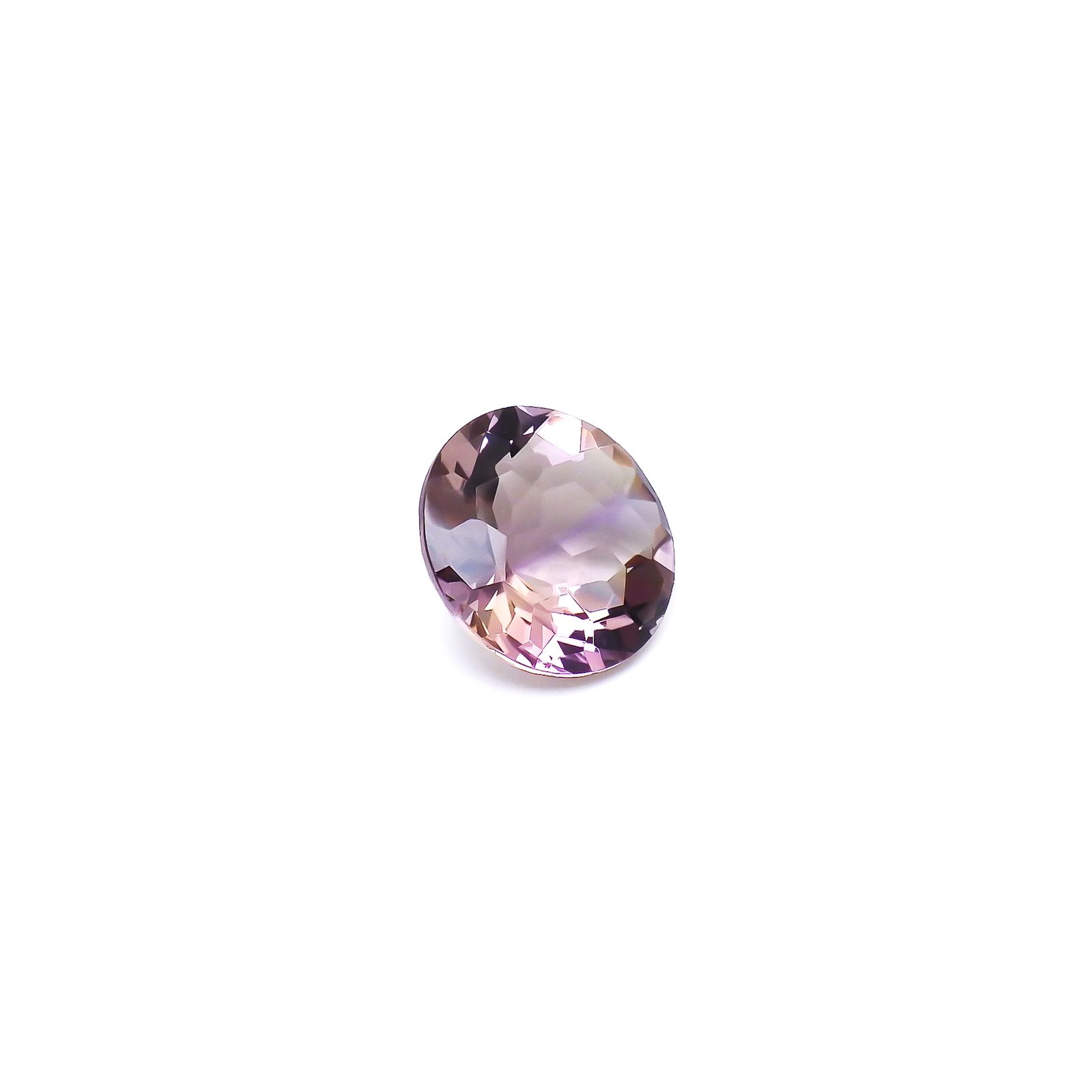 ◇カスタムカット◇アメトリン ブラジル/ボリビア産 10.43ct / 15.2x15.2mm前後 [260632312]