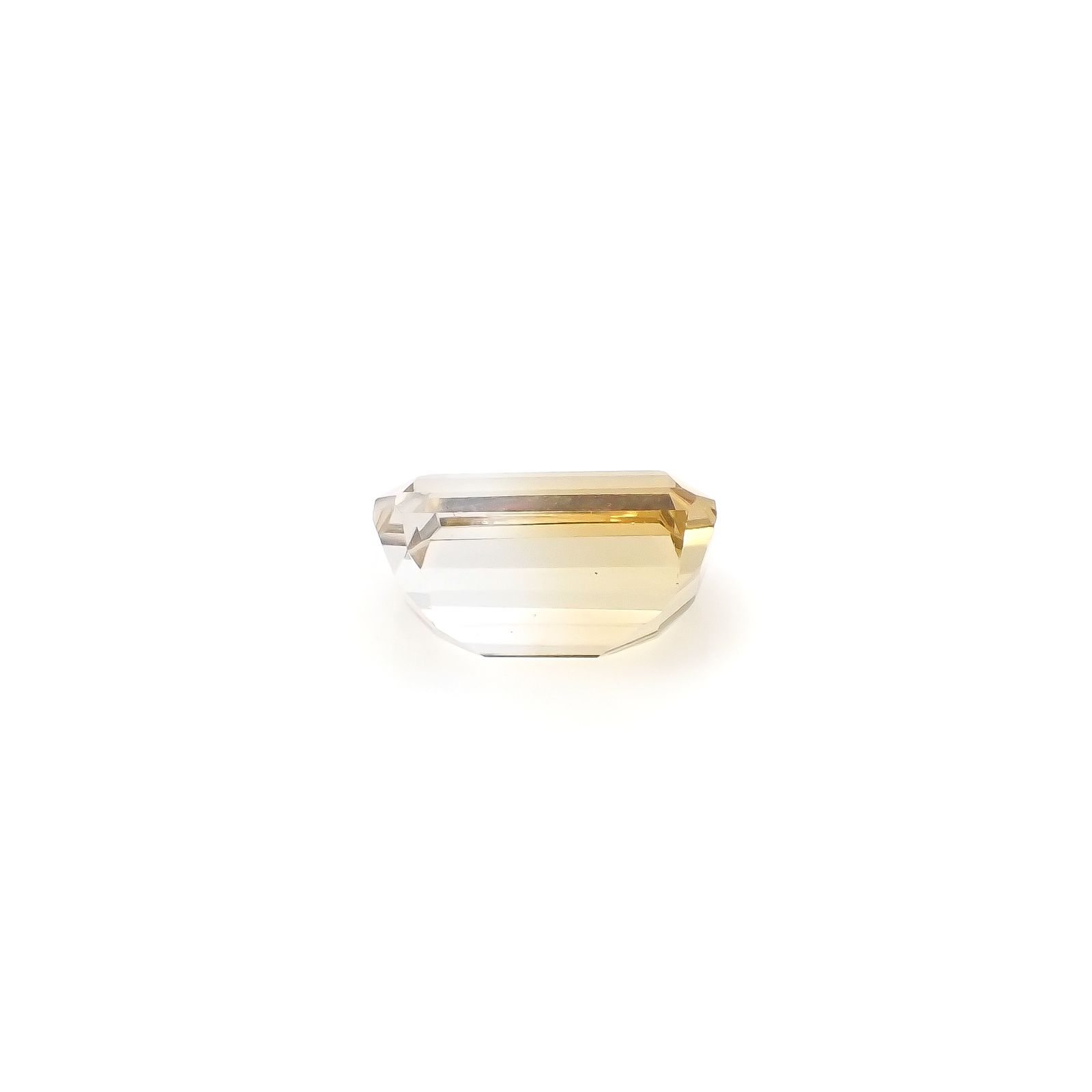 バイカラーシトリン ブラジル・ミナスジェライス州産 6.73ct[240326461]13x9.4mm前後