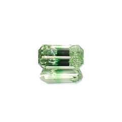バイカラーツァボライト(宝石名グリーン グロッシュラー・ガーネット) タンザニア産 識別済 0.71ct / 6.6x3.5mm前後 [210711573]