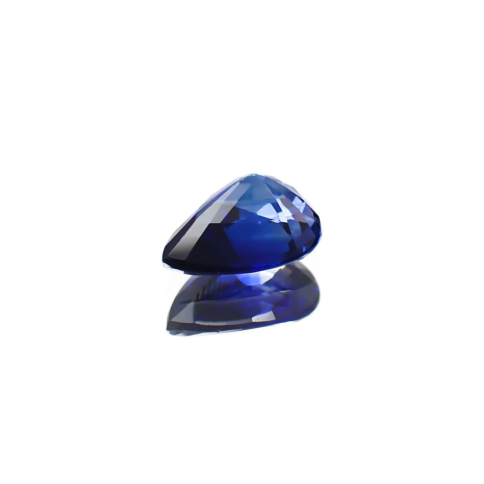 サファイア(宝石名サファイア)スリランカ/マダガスカル産 識別済 0.89ct / 7x5.4mm前後 [260817640]