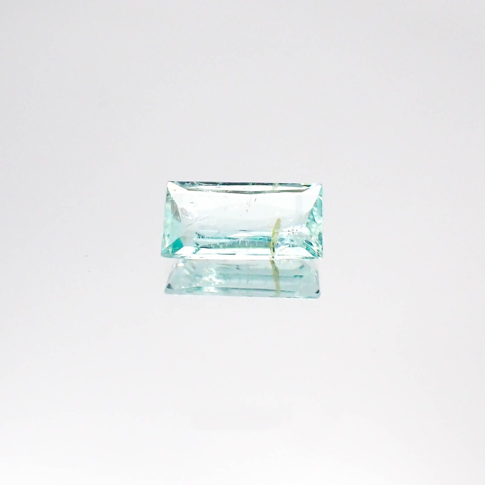 パライバトルマリン(宝石名トルマリン/別名パライバ・トルマリン)モザンビーク産 0.89ct 識別済[230522246]8.4x4.5mm前後