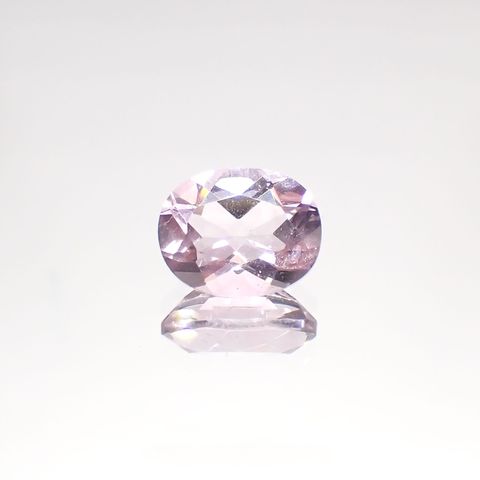 ピンクフローライト(宝石名フルオライト)ブラジル産 3.30ct 識別済[220115135]10.2x8.1mm前後