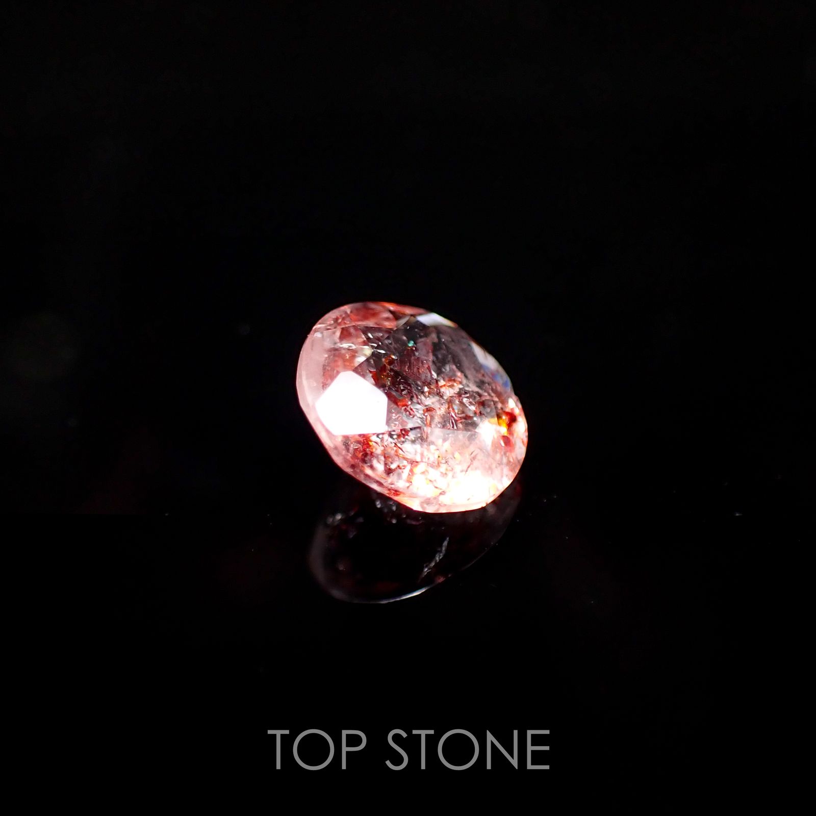ファイヤークォーツ ナイジェリア産 ルース 1.86ct[210610713]8.7×8.7mm前後