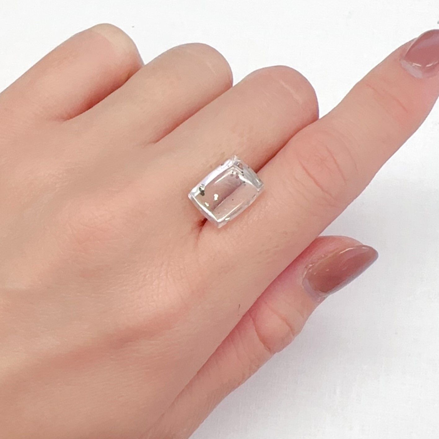 パイライトインクォーツ ブラジル産 6.48ct[240225911]12.7x9.7mm前後
