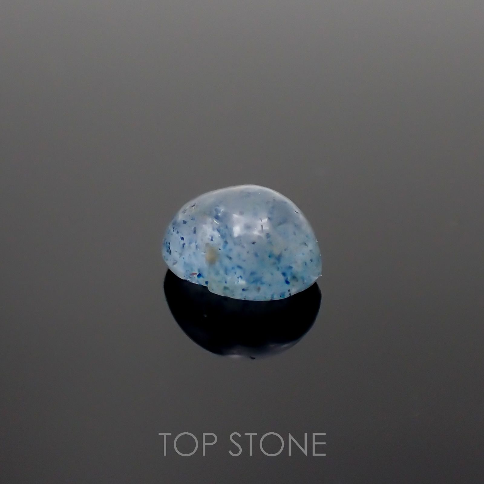 ラズライトインクォーツ(宝石名ラズライト イン クォーツ)アフガニスタン産 1.21ct 識別済[220918125]7.2x6.1mm前後