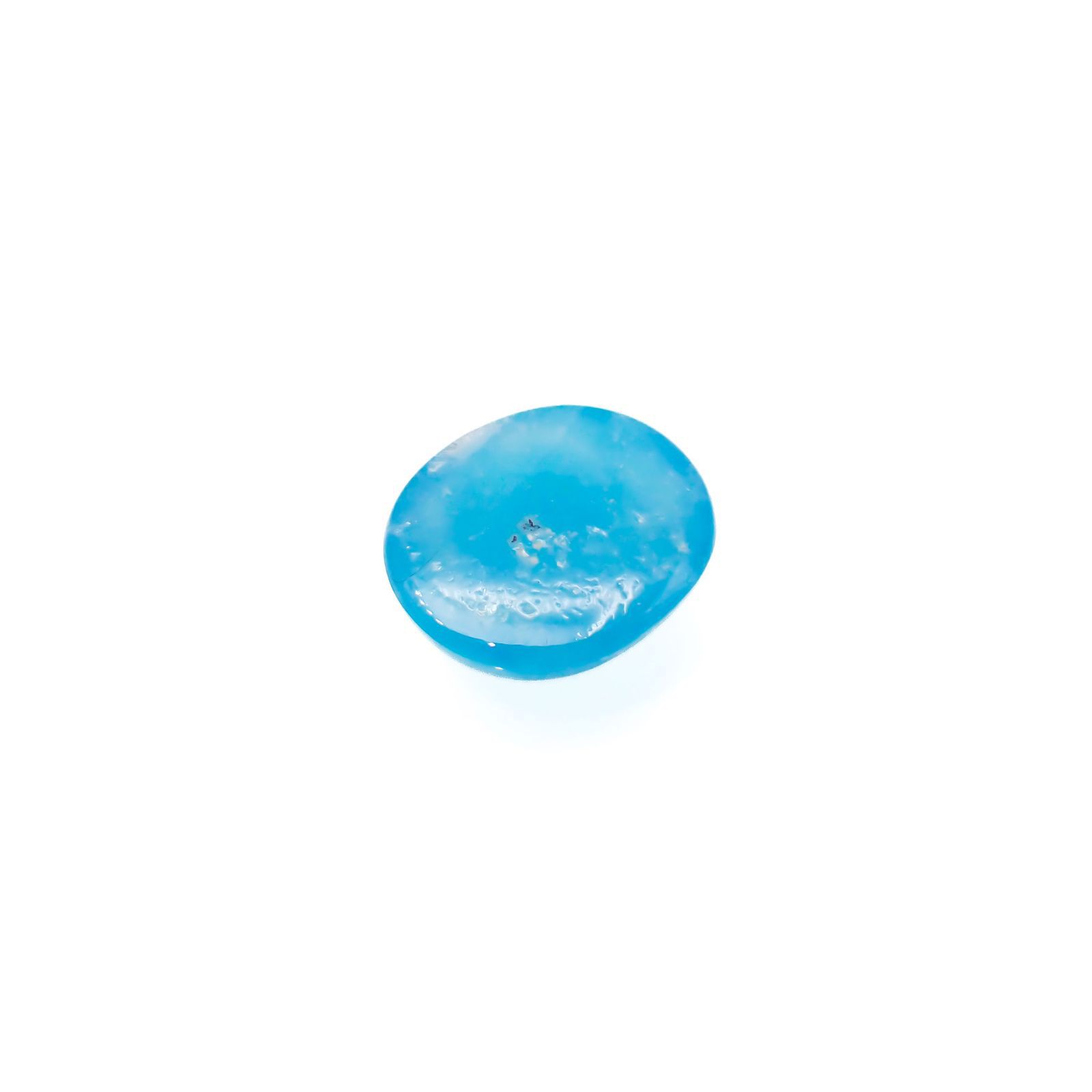 ヘミモルファイト(宝石名ヘミモルファイト)コンゴ民主共和国産 3.93ct 識別済[220917969]10.4x9.2mm前後