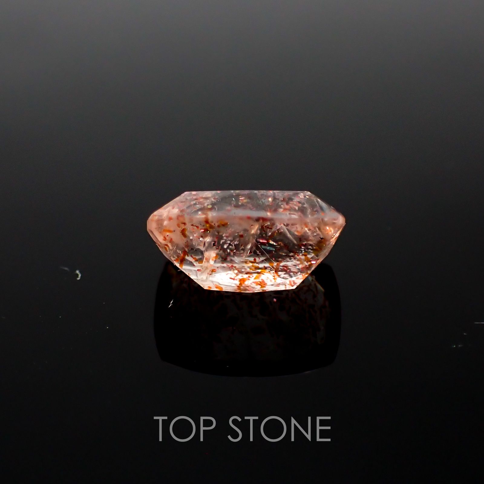 イリュージョンサンストーン タンザニア産 ルース 2.56ct[210310200]10.2×7.2mm前後