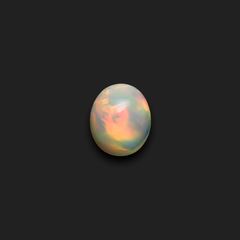 エチオピアオパール(宝石名オパール)エチオピア産 2.705ct ソ付(彩珠)[231224640]10.9x9mm前後