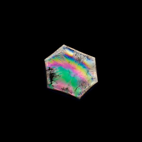 トラピッチェクォーツ 偏光板2枚付き コロンビア・ボヤカ産 20.66ct[230823250]23.2x20.9mm前後