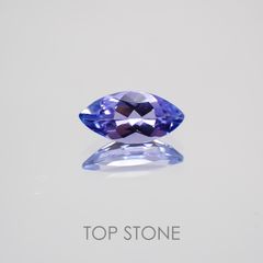 タンザナイト(宝石名タンザナイト) タンザニア産 0.47ct 識別済[210210063]7.6×3.7mm前後
