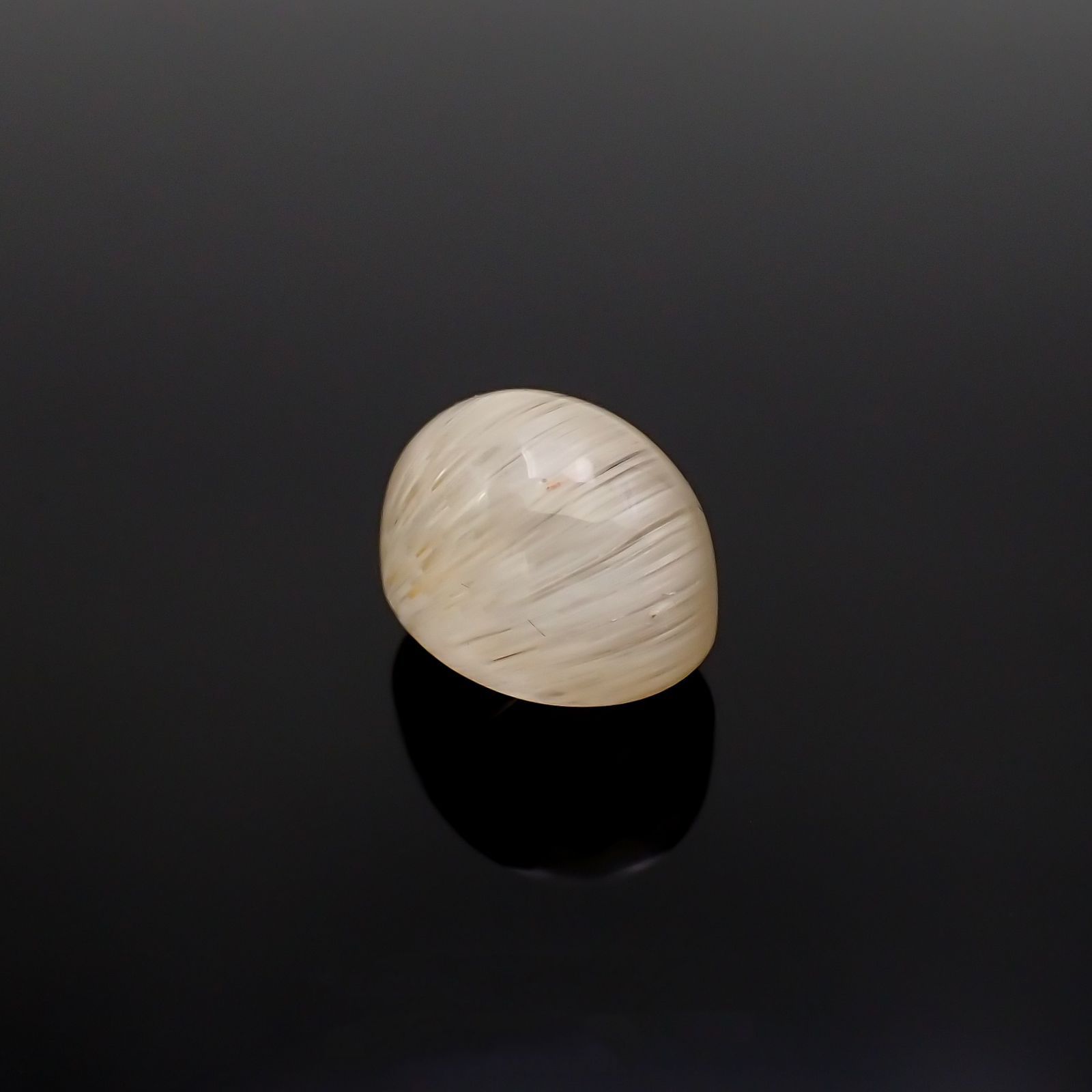 トパーズキャッツアイ ビルマ産 14.86ct[221018507]13.8x10.2mm前後