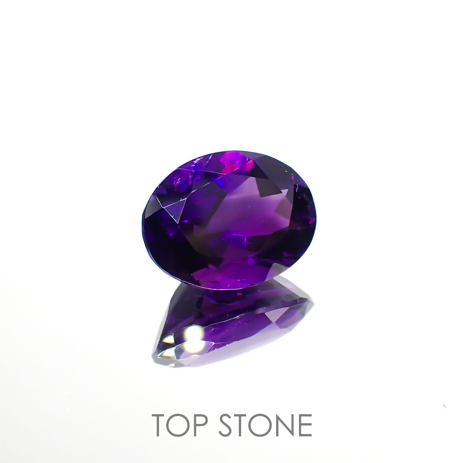 カラーシフトアメジスト(宝石名アメシスト)ブラジル/ウルグアイ産 9.18ct 識別済[220113952]16.1x12.1mm前後