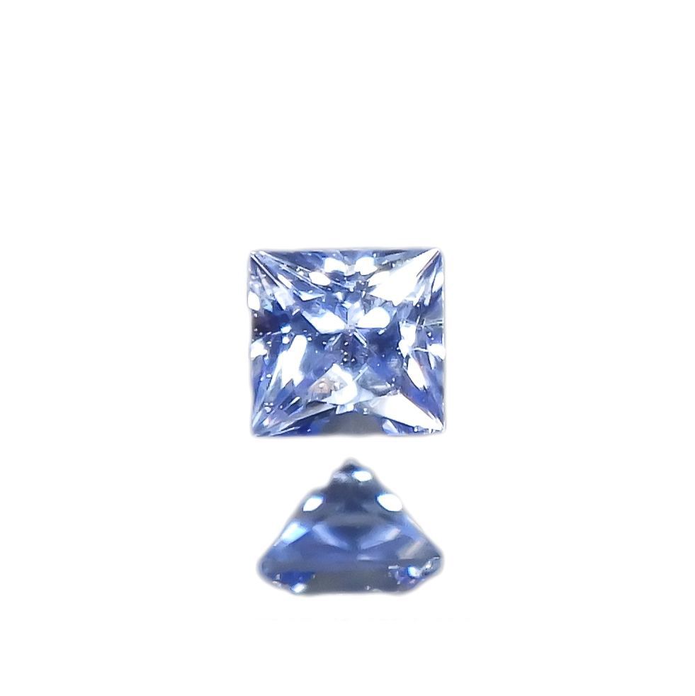 ◇プリンセスカット◇ベニトアイト アメリカ・カリフォルニア州産 0.043ct[221118974]1.9x1.9mm前後