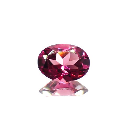 ロードライトガーネット(宝石名ロードライト・ガーネット)ブラジル産 0.89ct 識別済[221219566]7x5.1mm前後