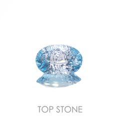 ◇カスタムカット◇ブルートパーズ ブラジル産 3.64ct[221219331]12x8.1mm前後