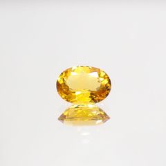 ゴールデンベリル(宝石名ゴールデン・ベリル)ブラジル産 1.03ct 識別済[220115422]8x6.1mm前後