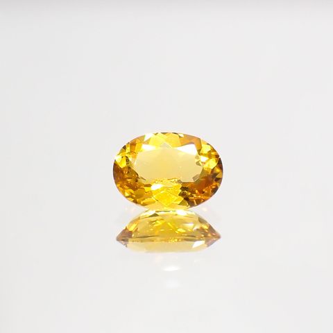 ゴールデンベリル(宝石名ゴールデン・ベリル)ブラジル産 1.03ct 識別済[220115422]8x6.1mm前後