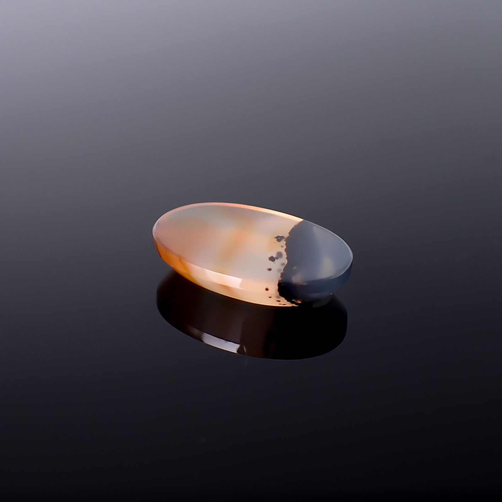 モンタナアゲート アメリカ・モンタナ州産 13.32ct / 22.3x14.6mm前後 [260832758]
