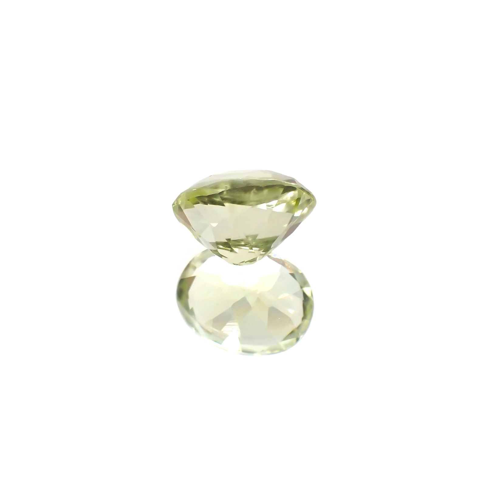 シリマナイト(宝石名シリマナイト) インド産 識別済 1.61ct / 8x6.2mm前後 [210510674]