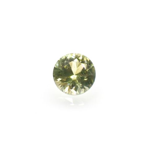 パラサイティックペリドット(宝石名ペリドット)採取地：ロシア 0.091ct 識別済[220616230]2.8x2.7mm前後