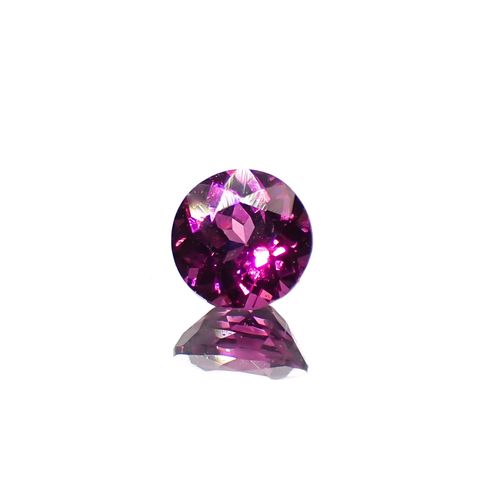 グレープガーネット(宝石名ガーネット)ブラジル産 0.45ct 識別済[240928711]4.4x4.4mm前後
