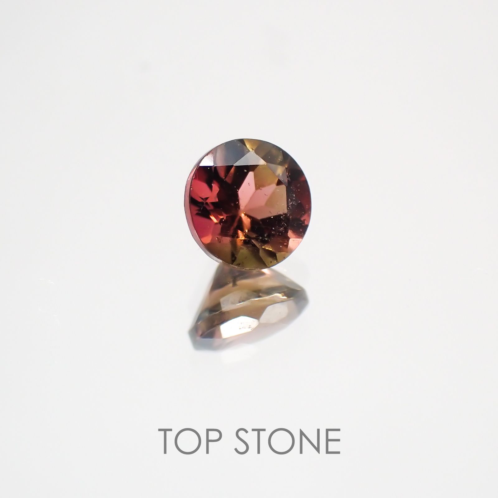 バイカラートルマリン ブラジル・アフリカ産 ルース 0.29ct[210410461]4.1×4mm前後