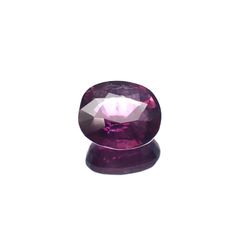パープルサファイア 非加熱(宝石名サファイア)パキスタン・カシミール産 2.94ct GIA鑑付[221018936]9.12x8.18mm前後