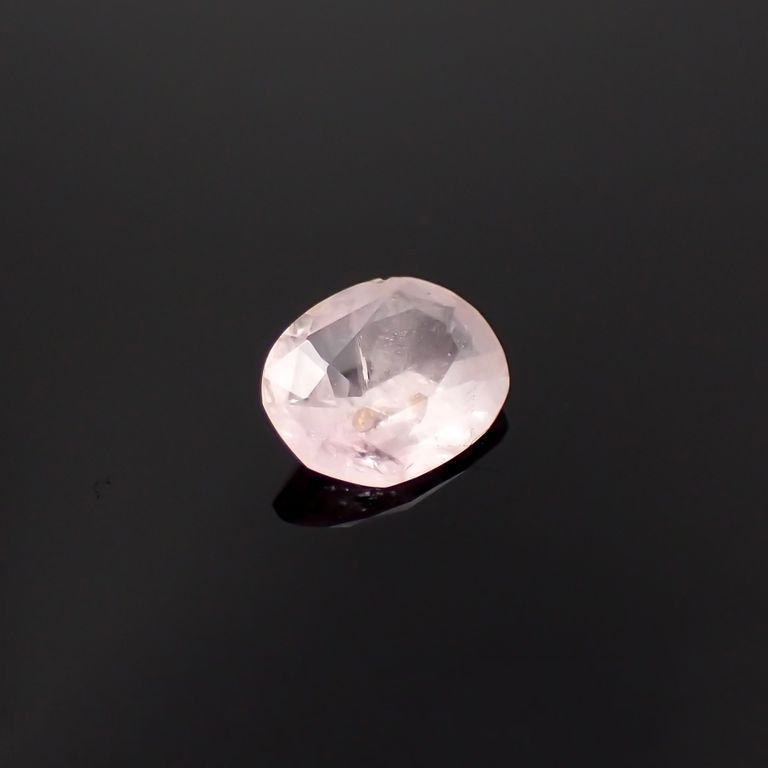 ピンクグロッシュラーガーネット  ミャンマー産 1.09ct[230220345]7.5x6mm前後