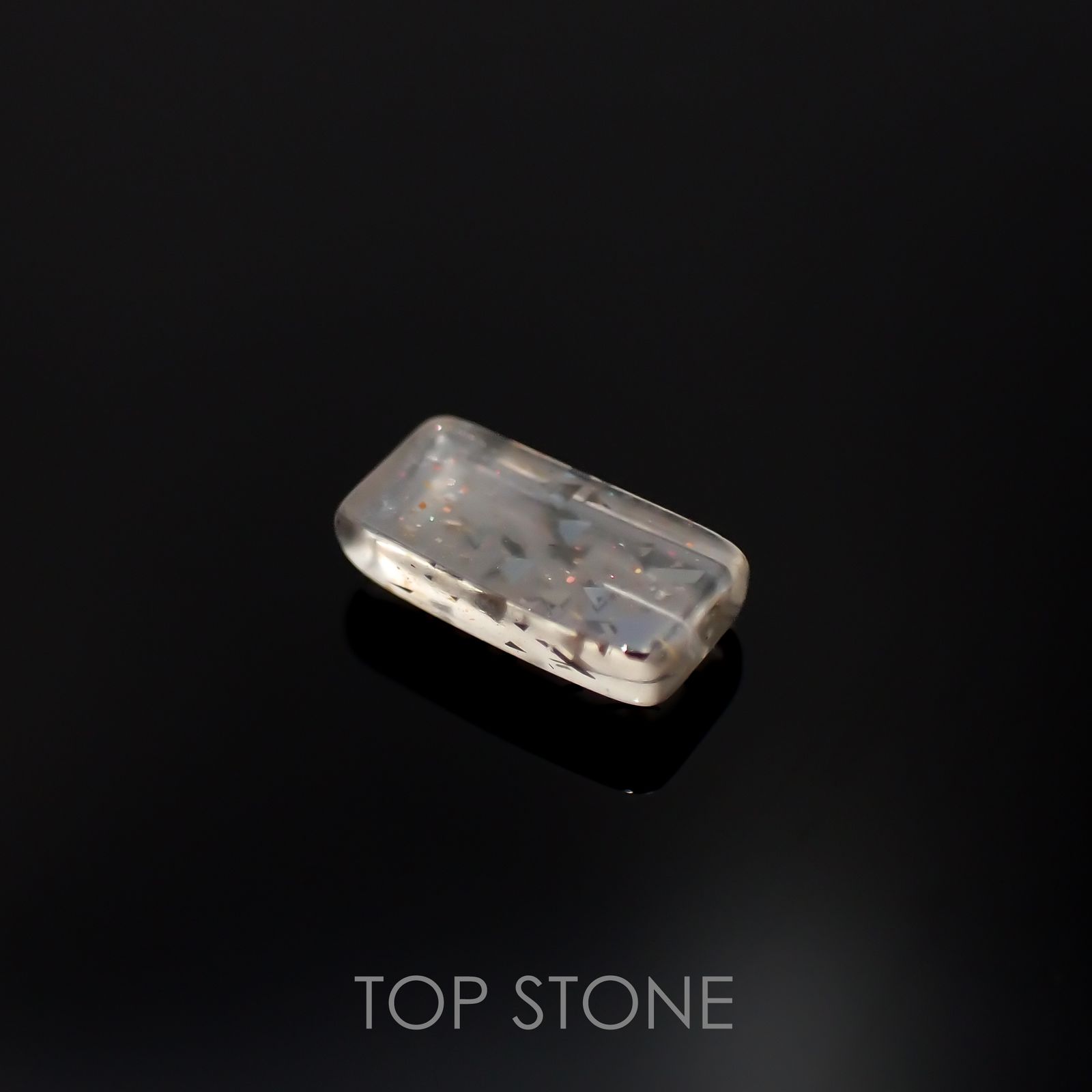 レインボーラティスサンストーン オーストラリア産 0.56ct[230220743]7.2x3.7mm前後