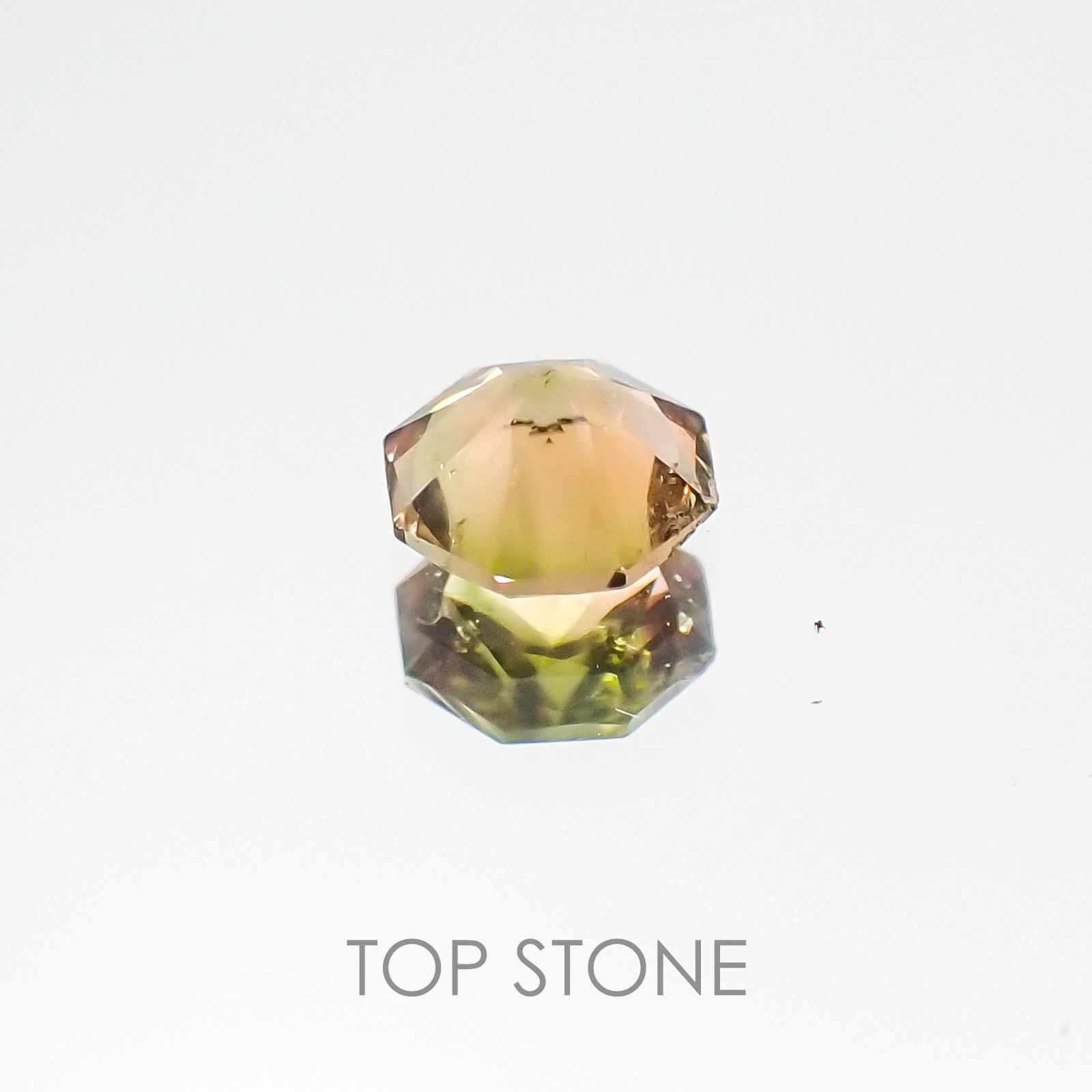 ◇オクタゴンカット◇バイカラートルマリンSA ブラジル・アフリカ産 ルース 0.25ct[20117145]4.3×4.3mm前後