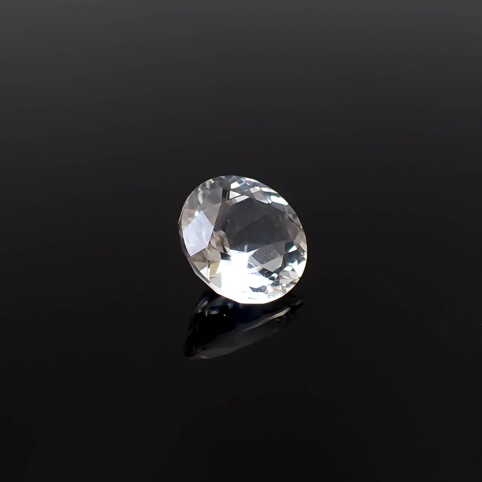 オーソクレース(宝石名ホワイト・オーソクレース)パキスタン産 1.79ct 識別済[250530439]8.3x8.3mm前後