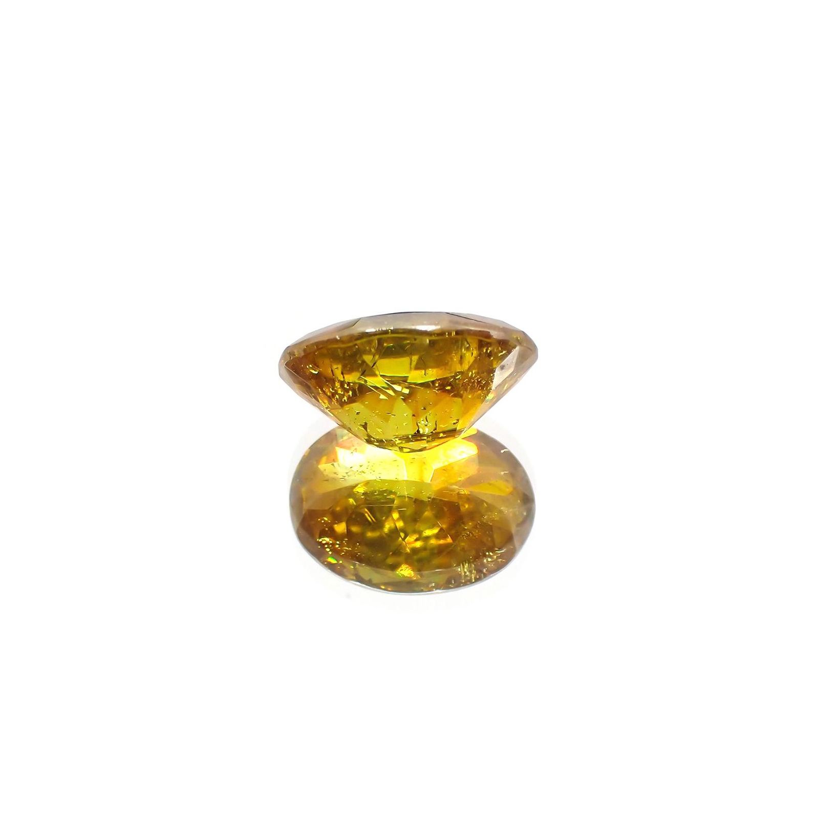 スファレライト(宝石名スファレライト)スペイン・カンタブリア カマレーニョ産 識別済 2.76ct / 9.7x7.2mm前後 [260617154]