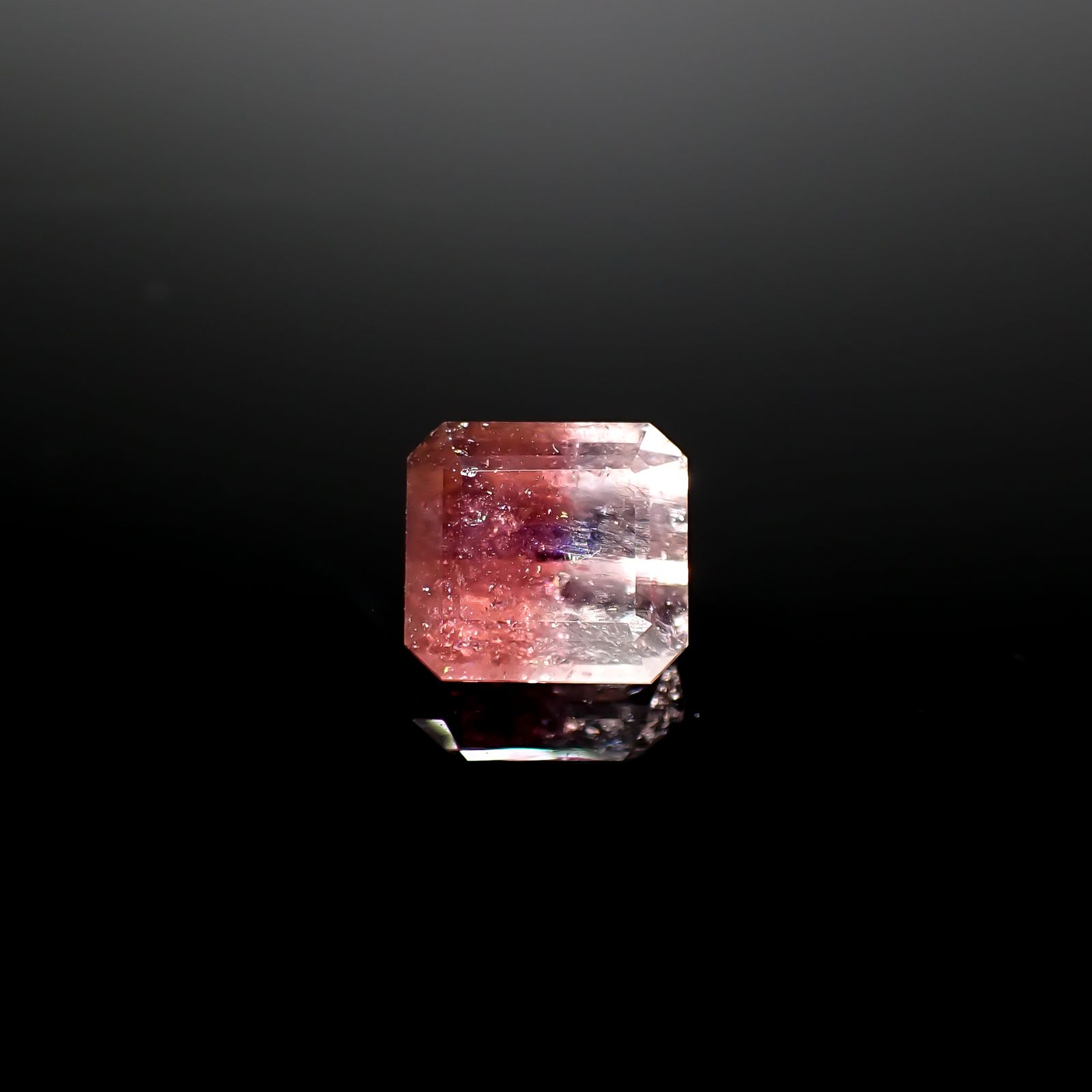 バイカラートルマリン アフガニスタン産 3.94ct [241029401]8.8x8.2mm前後