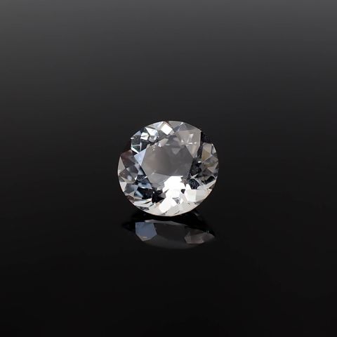 オーソクレース(宝石名ホワイト・オーソクレース)パキスタン産 1.377ct ソ付(彩珠)[250530438]7.9x7.8mm前後