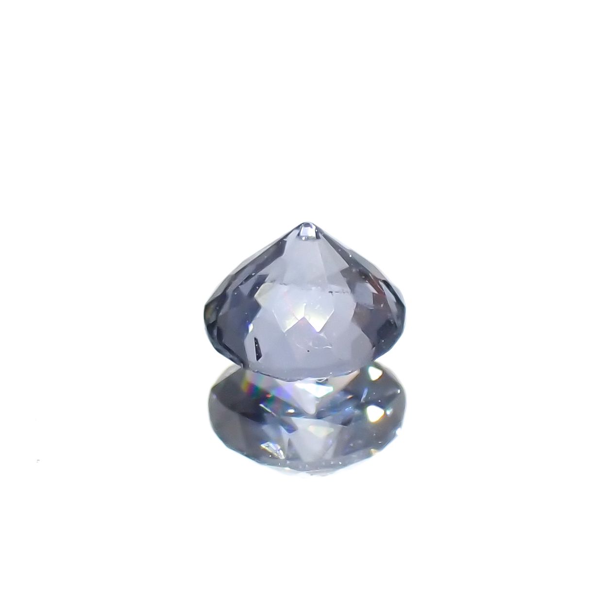 グレイッシュブルースピネル(宝石名スピネル)ビルマ/マダガスカル産 0.31ct[230722676]4.1x4mm前後