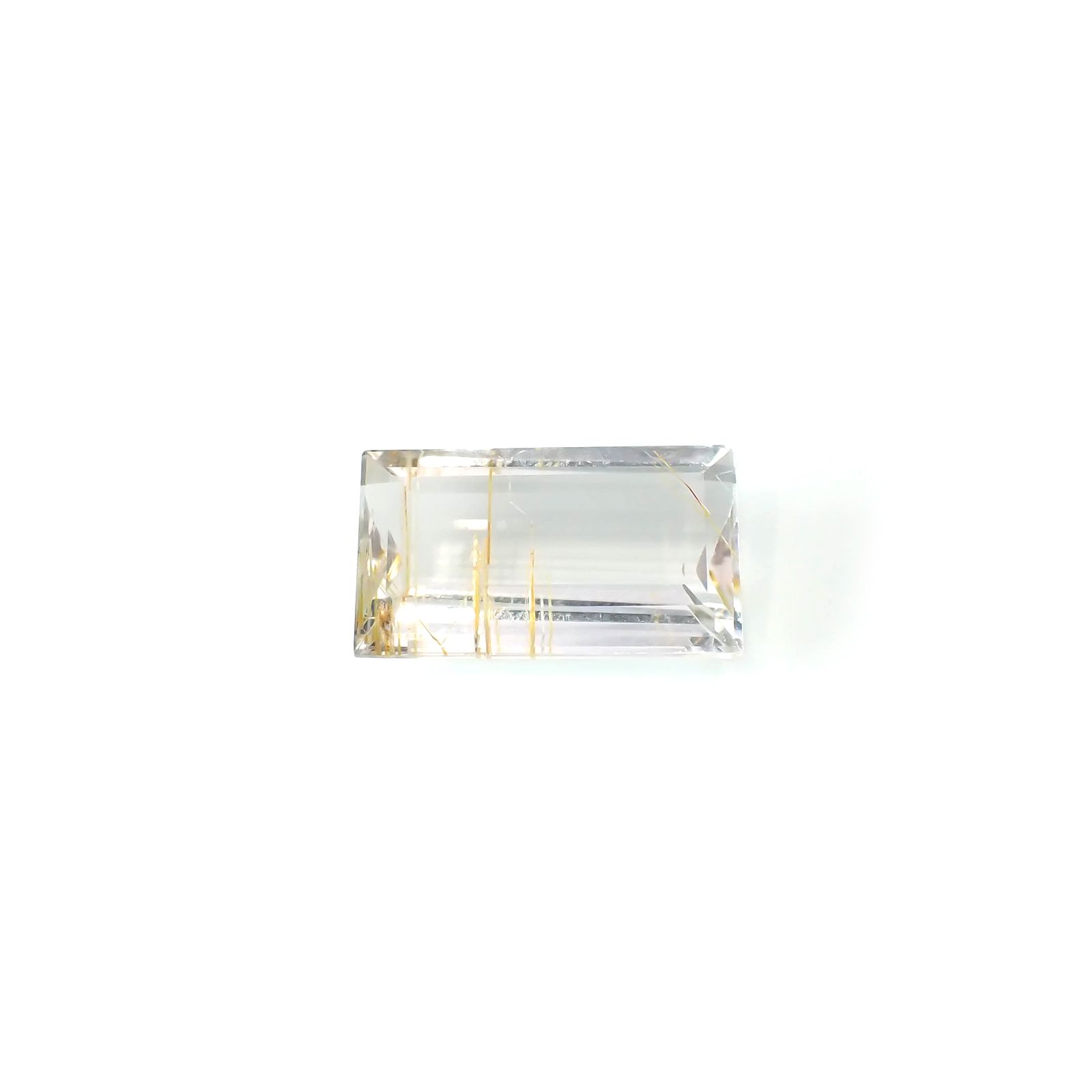 ニードルインブルートパーズ（チューブインブルートパーズ） ブラジル・ミナスジェライス州産 11.49ct[240125504]17.1x9.8mm前後