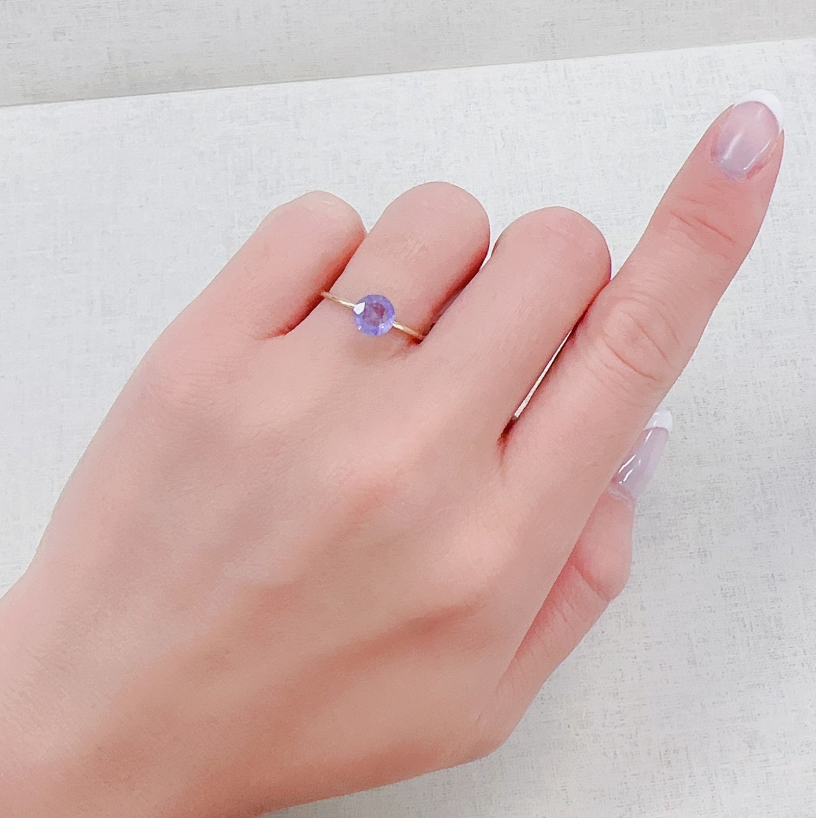ハックマナイト アフガニスタン産 0.56ct[230421865]6.1x6mm前後