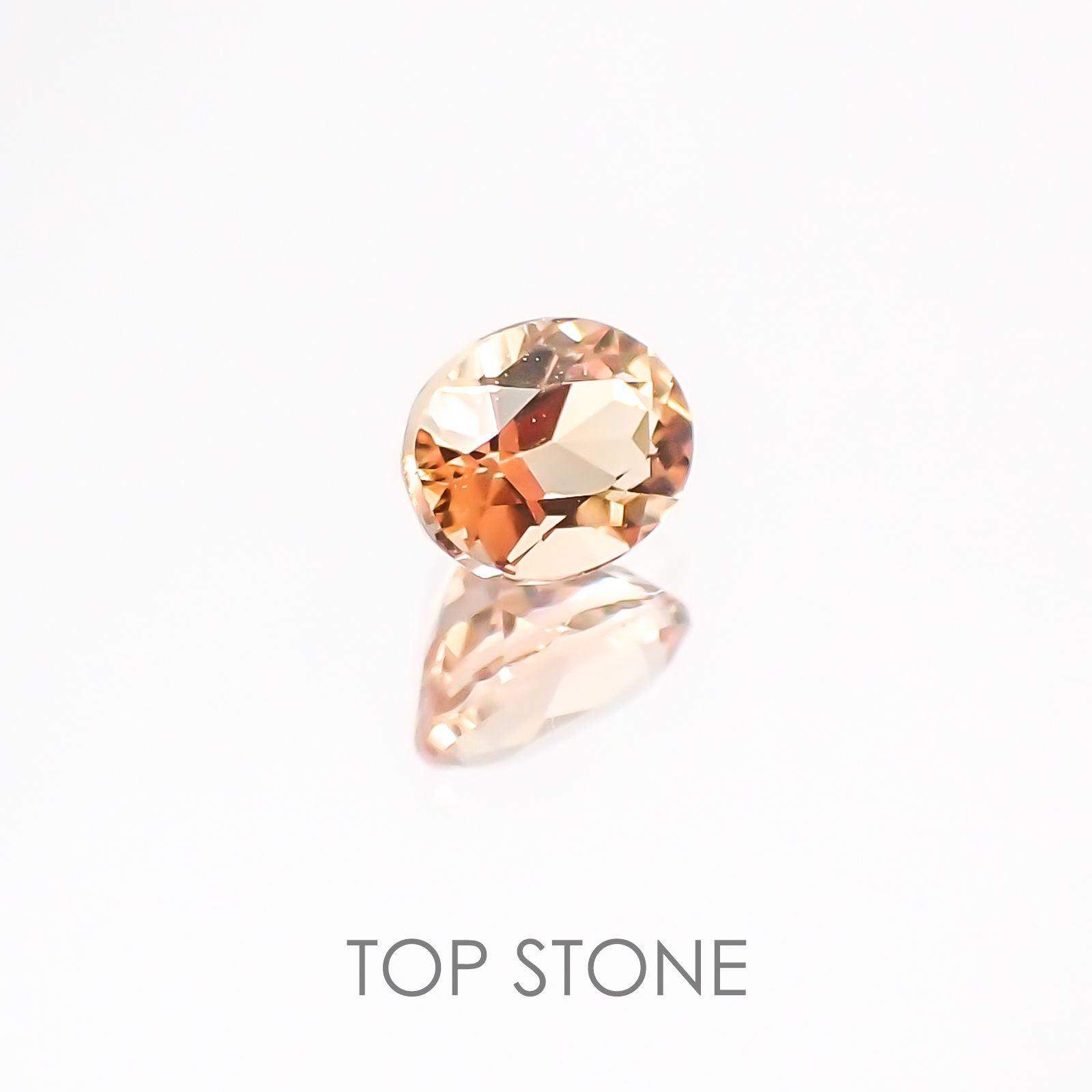 インペリアルトパーズ ブラジル産 ルース 0.35ct[20127865]4.5×3.5mm前後