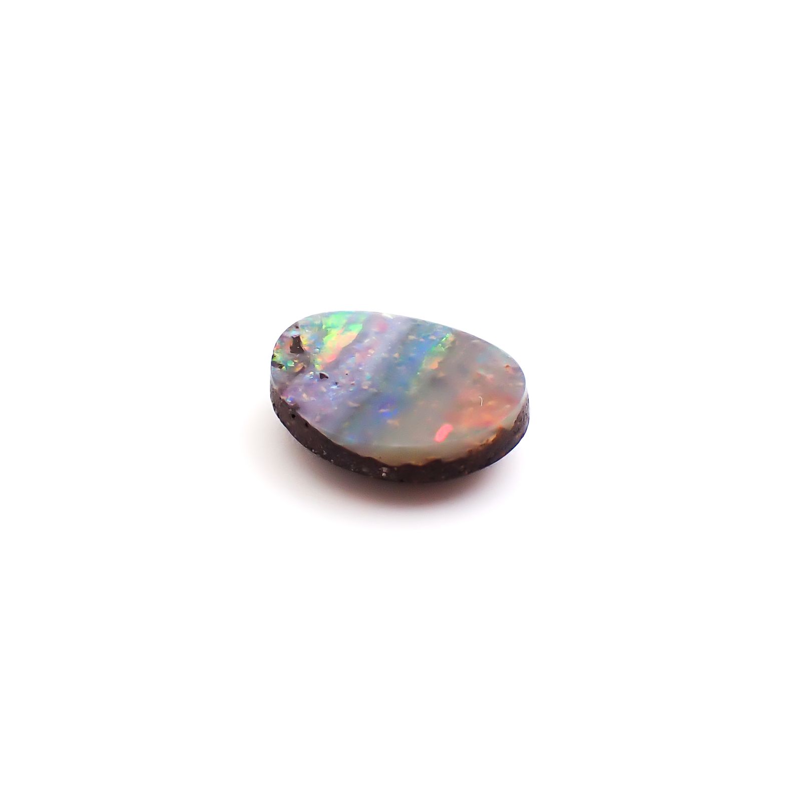 ボルダーオパール オーストラリア産 1.47ct / 9.7x7.7mm前後 [260933078]