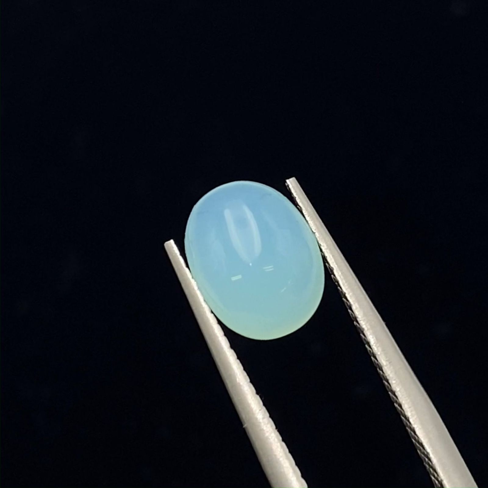 ブルーオパール ペルー産 1.50ct[230220676]9x7.1mm前後