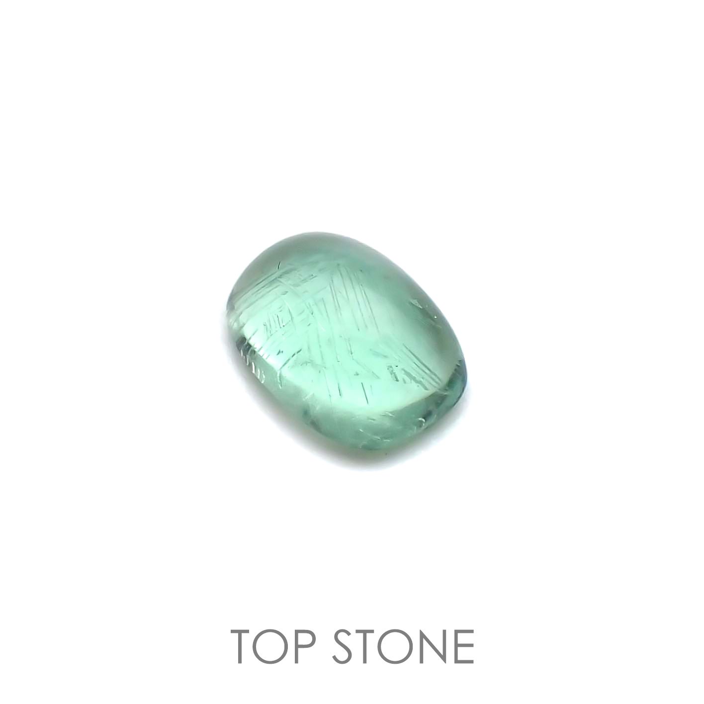 フローライト フルオレッセンス(宝石名フルオライト)イギリス・ロジャリー鉱山産 0.64ct 識別済[211113773]5.9x4.2mm前後