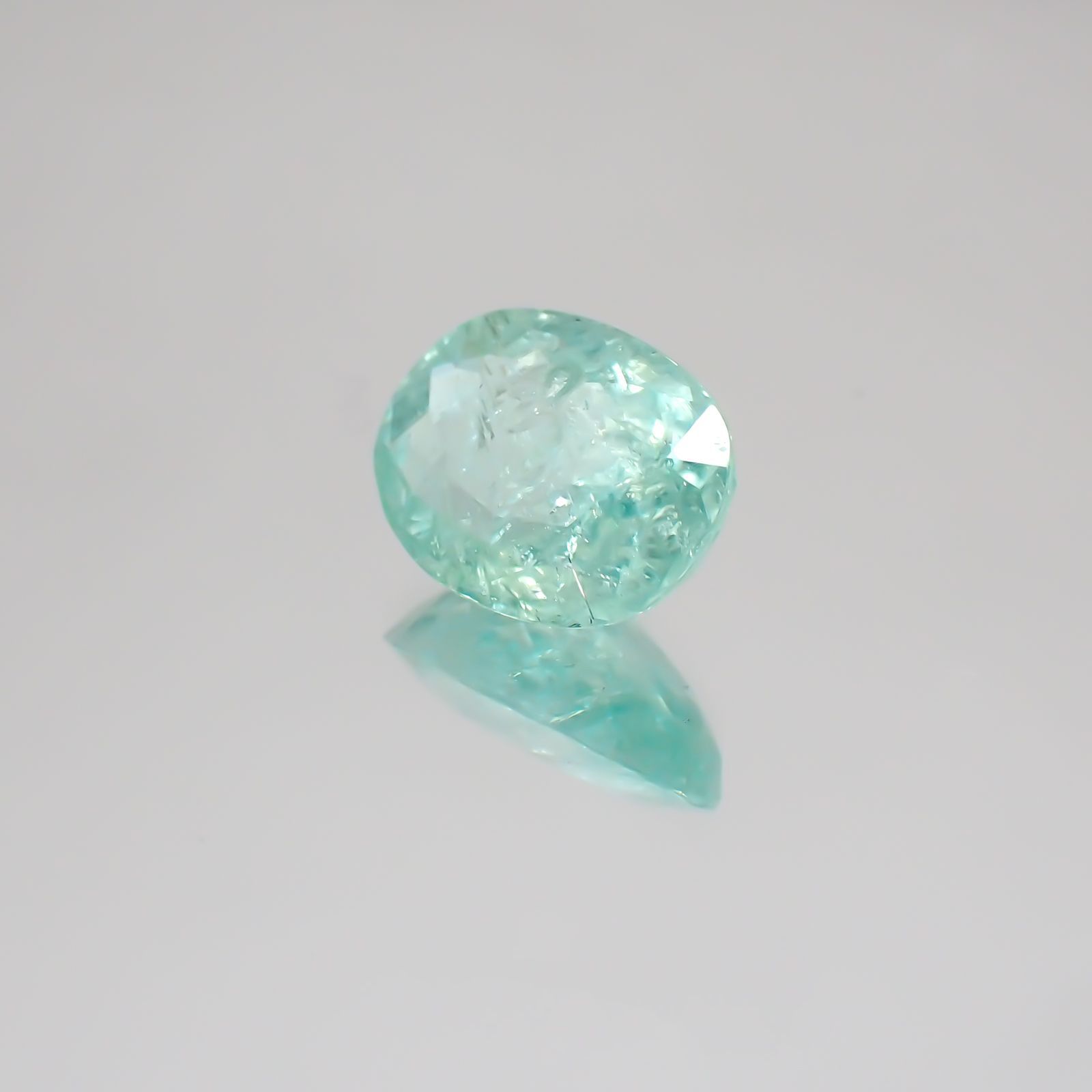 パライバトルマリン モザンビーク産 ルース 2.83ct[21049393]10.5×7.8mm前後