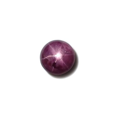スタールビー(宝石名スター・ルビー)インド産 3.40ct 識別済[220616109]8.1x8mm前後
