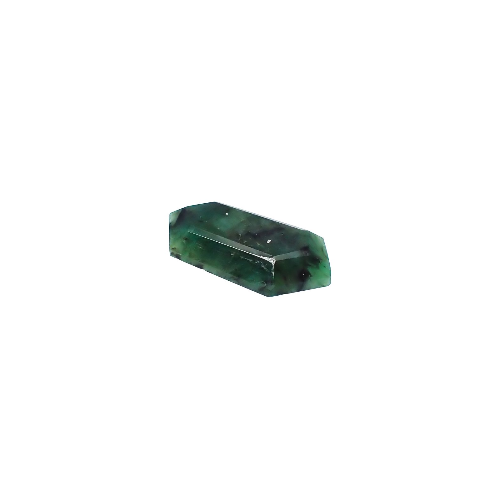 ◇カスタムカット◇エメラルド ブラジル産 3.08ct[240326488]15.9x8.4mm前後