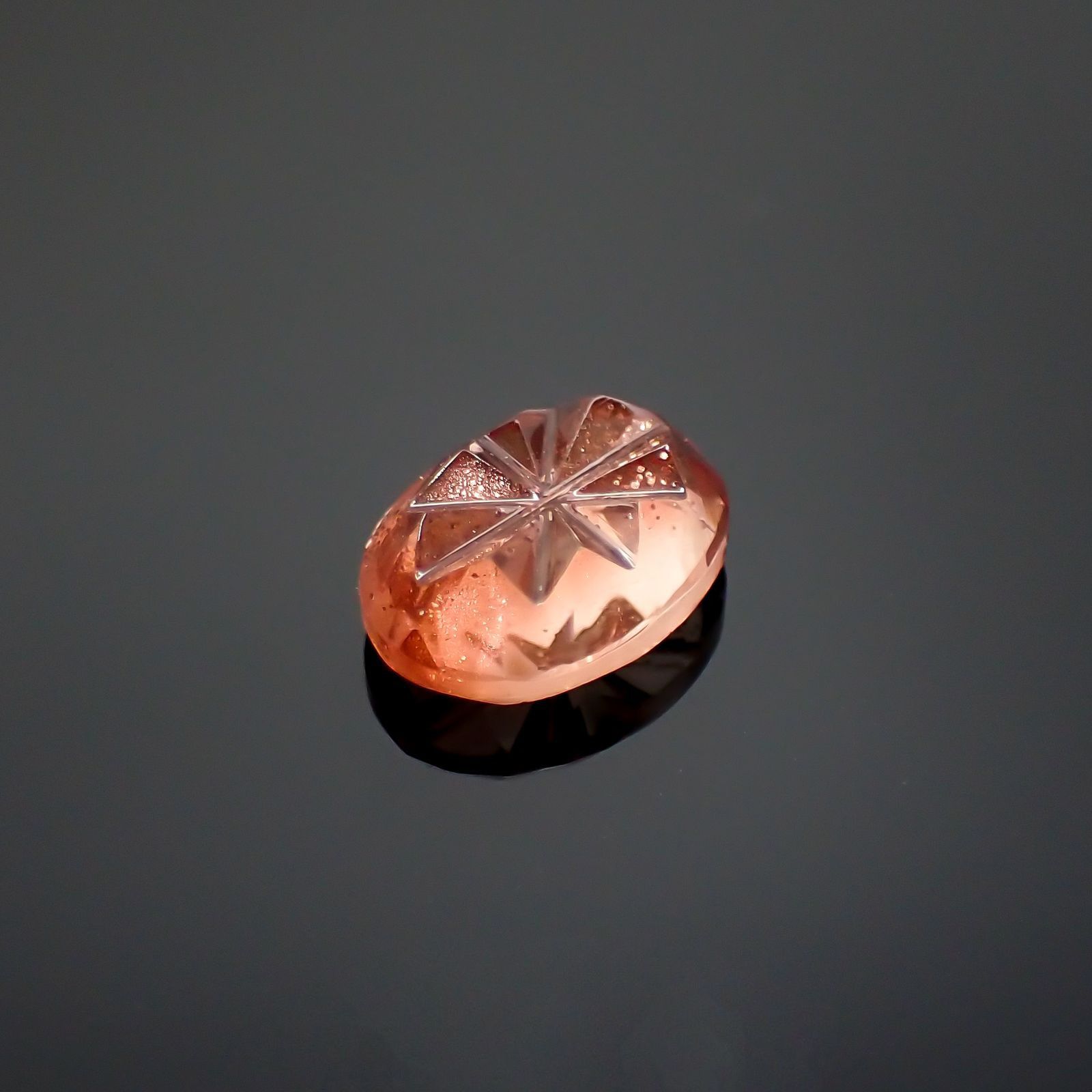 ◇甲州貴石切子Plus Three◇オレゴンサンストーン(宝石名